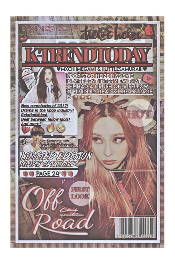 K-Trend Today//magazine contest round 3

this round was a collab round, and I got partnered with our soft n sweet Sami @iiLittleSamuraiii♥️go follow her, she's a keeper❤️

//Mars, you've gone and turned me into a Heize stan (*｀へ´*) but ily for it//