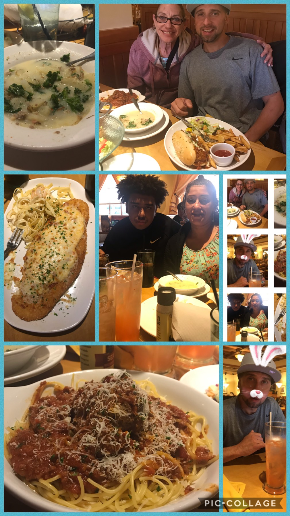 Easter Sunday lunch at Olive Garden