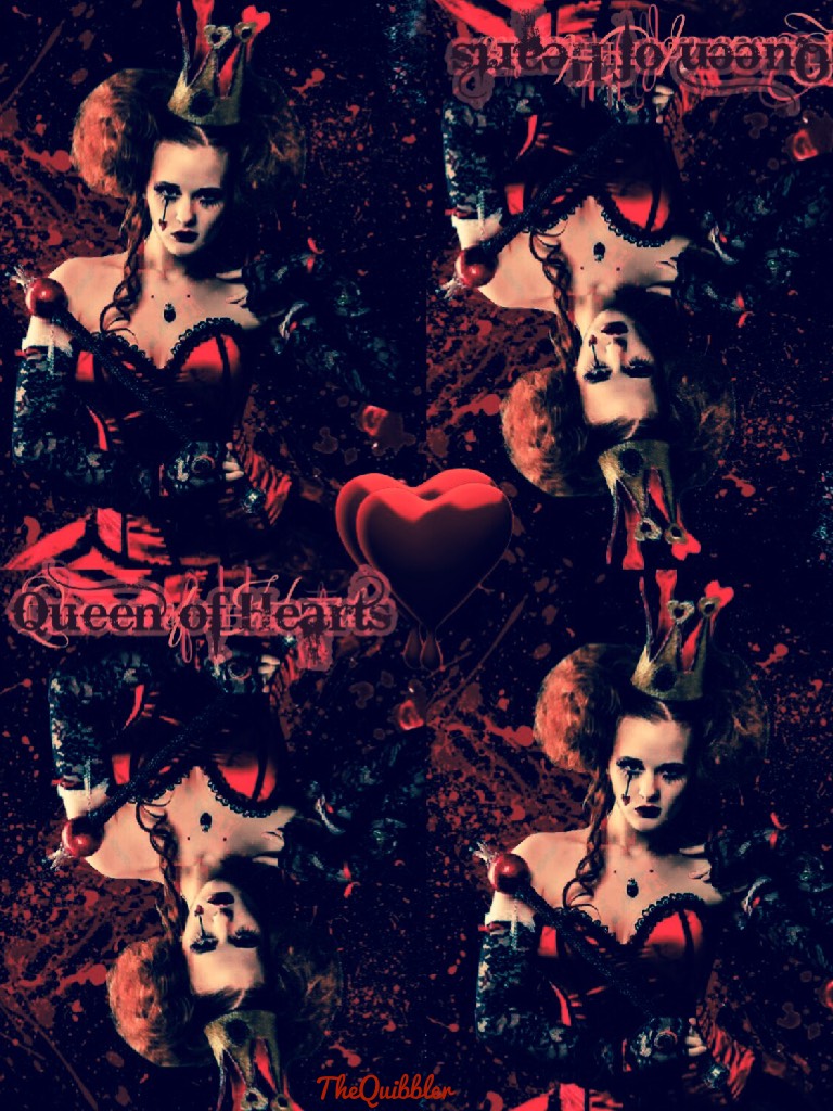 I'm currently reading a really good book about the Queen of Hearts, so I decided to make this. Hope you like it. 