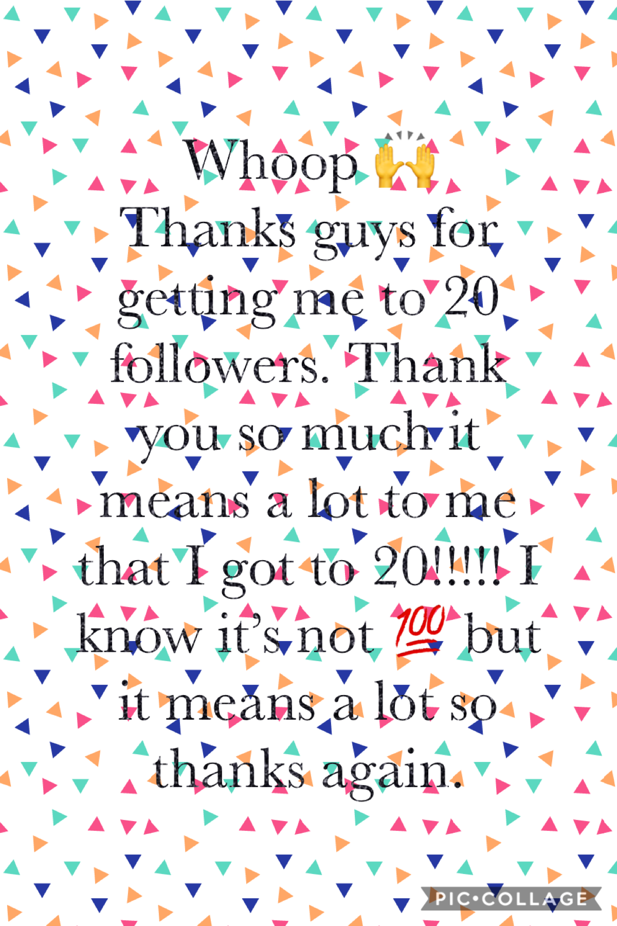 🙌tap🙌
Thanks for the 20!!! can we go to 💯?????? 🤗🤗🤩🤩🤩 it means a lot to me. 