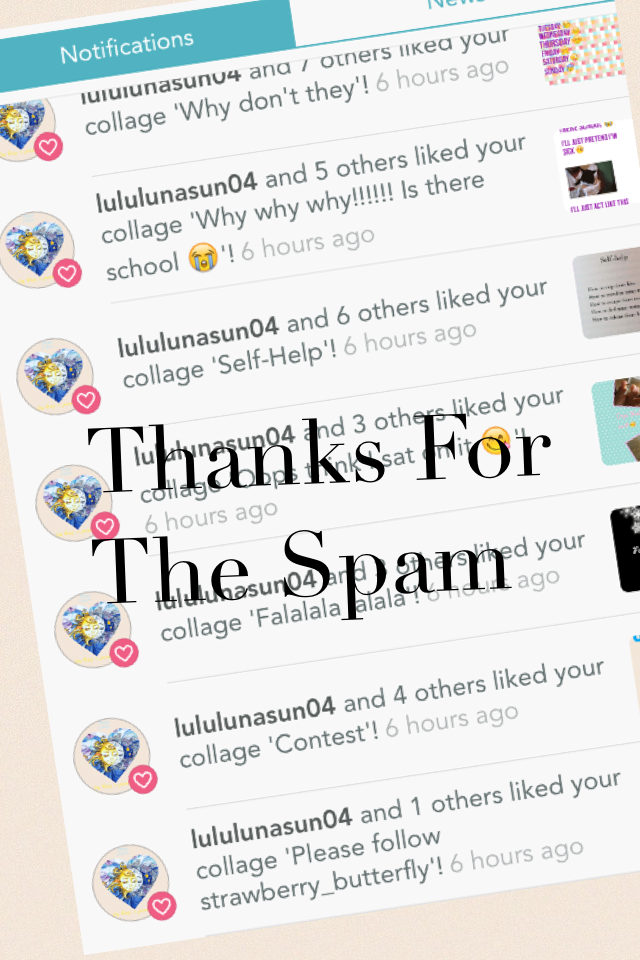 Thanks For The Spam
