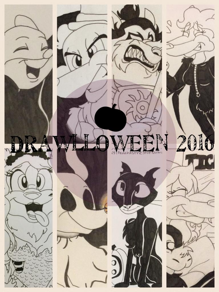 This is Drawlloween, This is Drawlloween 🎃 (my Drawlloween drawings for this year :3 ) 