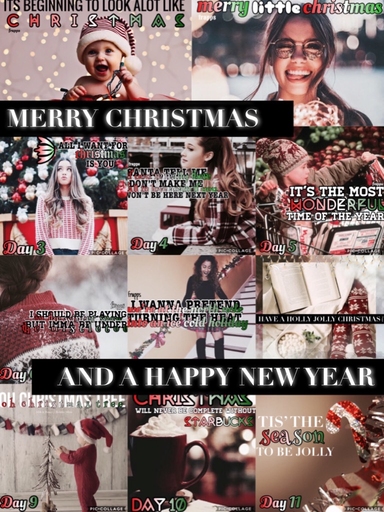 tappy !!
 
I got kinda tired of making xmas collages soo
Im just going to finish it like that😂
Anyways the best part is, 11 collages for you to look at while counting down 11 days to xmas wow
xoxo,frapps🌸