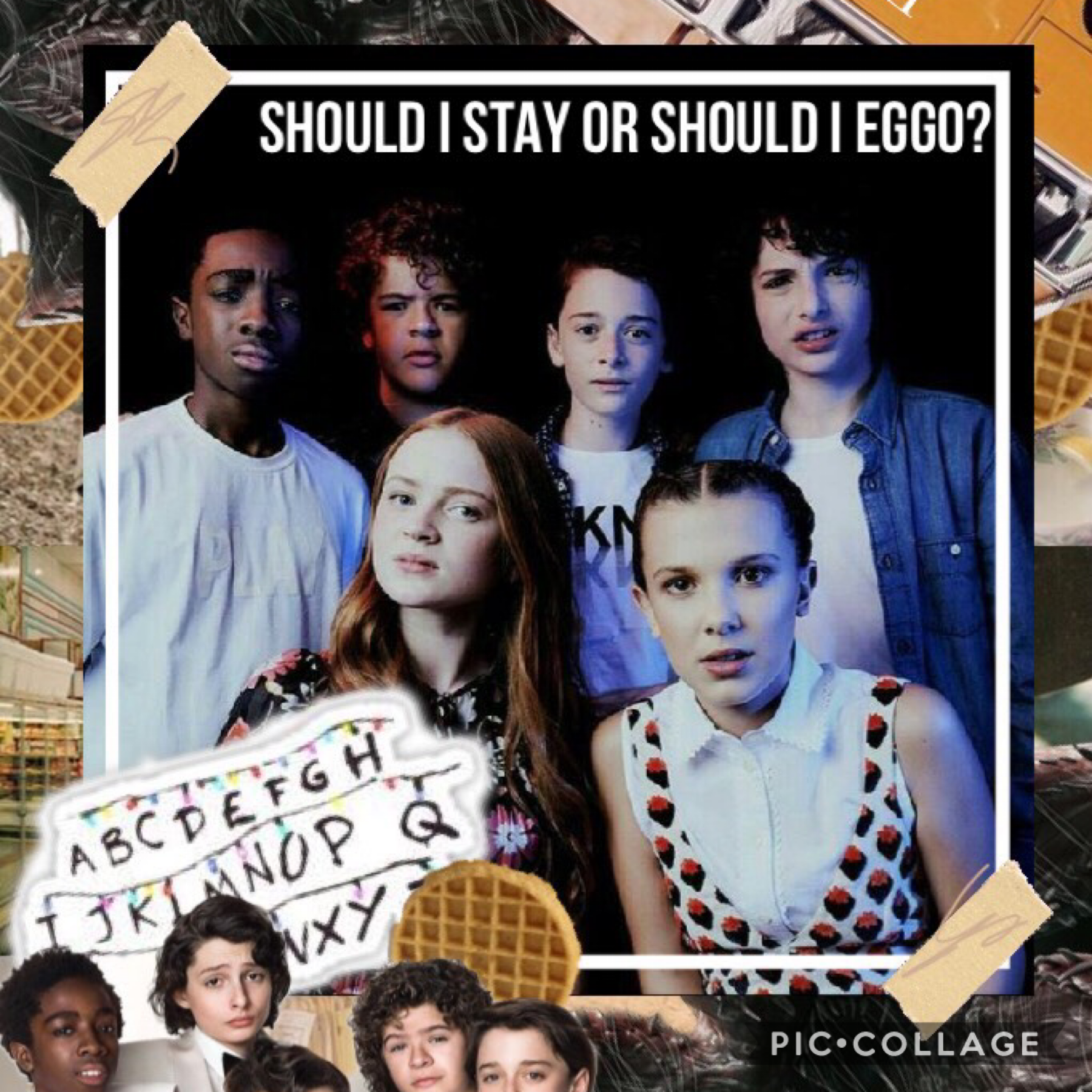 Hey guys!!! Make a collage for your favorite series or movie. Here is an example, my all time fav series is Stranger Things. Can’t wait to see what ur fav movie or series is and I also can’t wait to see ur collages 
