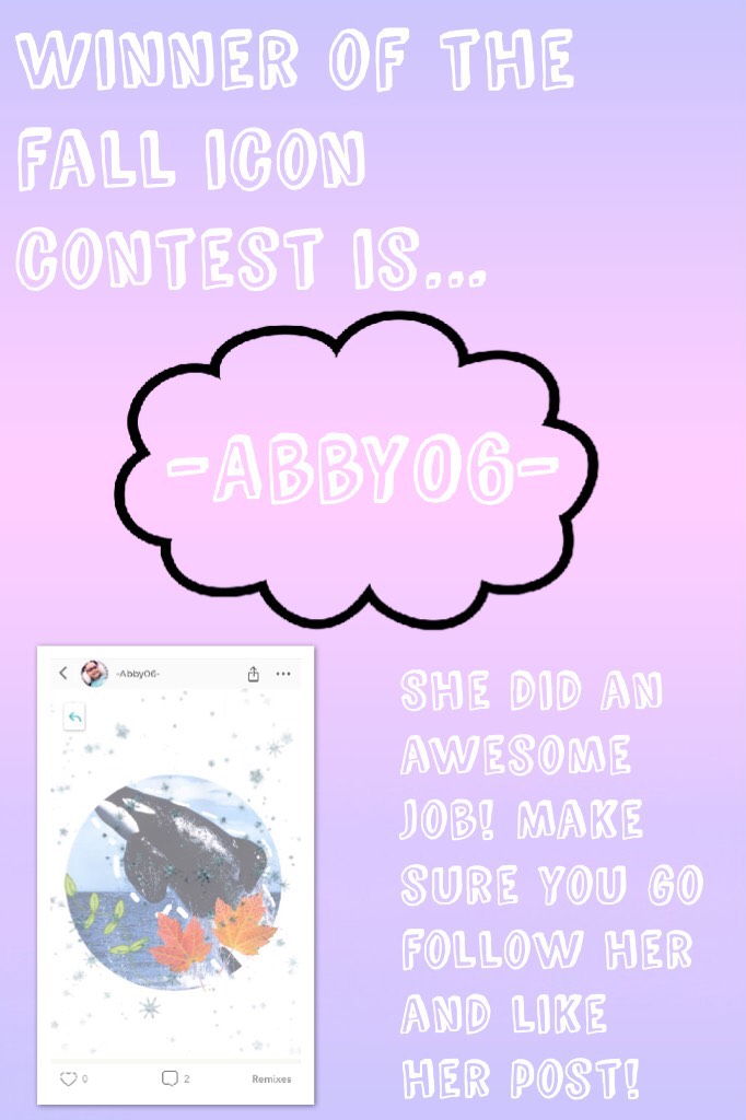-Abby06- is the winner!!