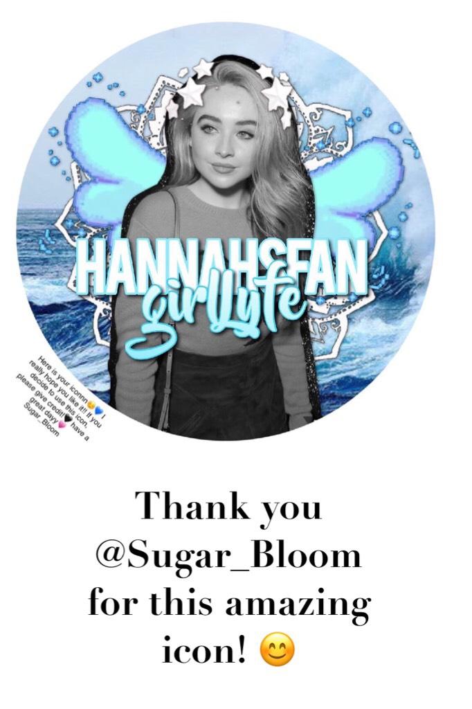 Thank you @Sugar_Bloom for this amazing icon! 😊 Go follow her!