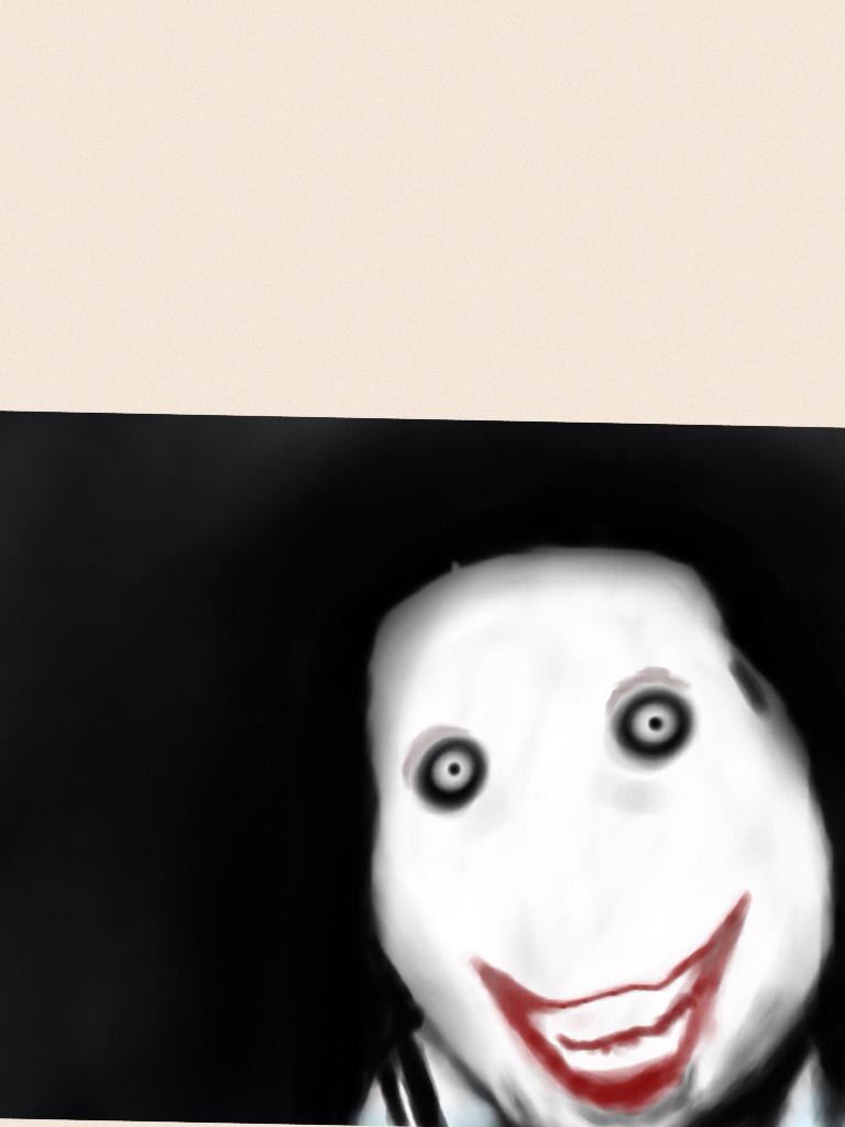 I painted my face like Jeff The Killer