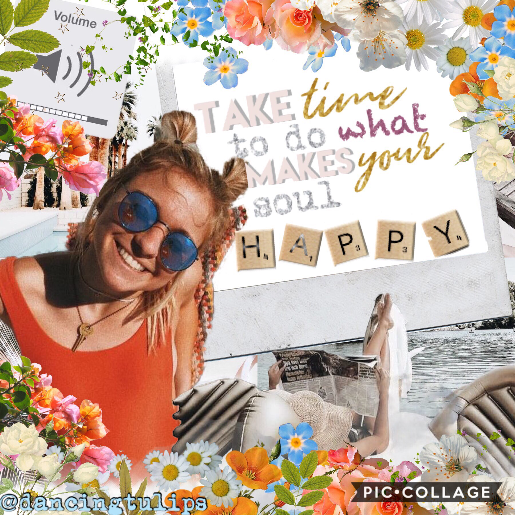 be happy! tappity 🍡🦋🐛
I’ve used so many accounts for inspiration for this, thanks to everyone who has helped me fit into pic collage it’s a pleasure being here 🦄💍💕 thank you! Let’s get to 50 followers!