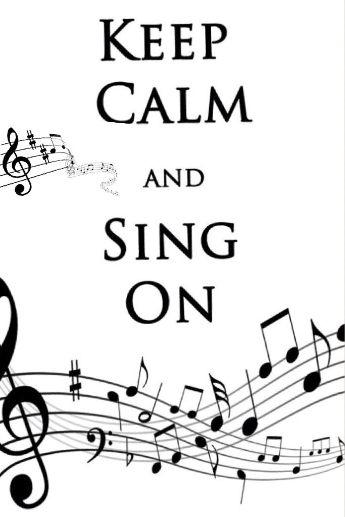 Keep calm and sing on 👌🏼👌🏼😂 #can'tstop❤️❤️