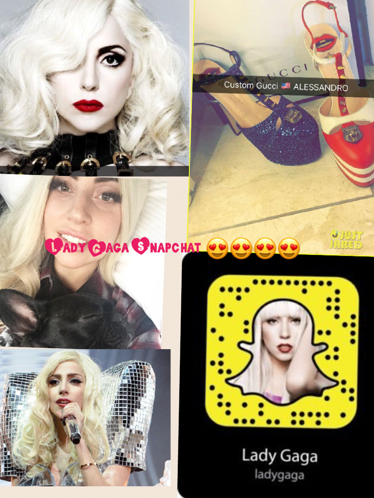 Lady Gaga Snapchat 😍😍😍😍