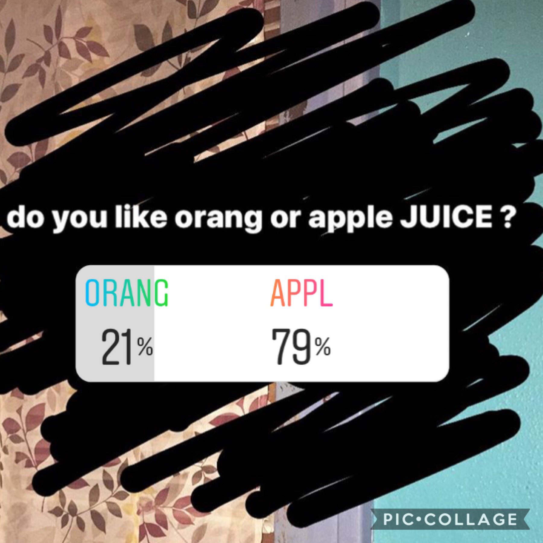 orange juice is better 😰