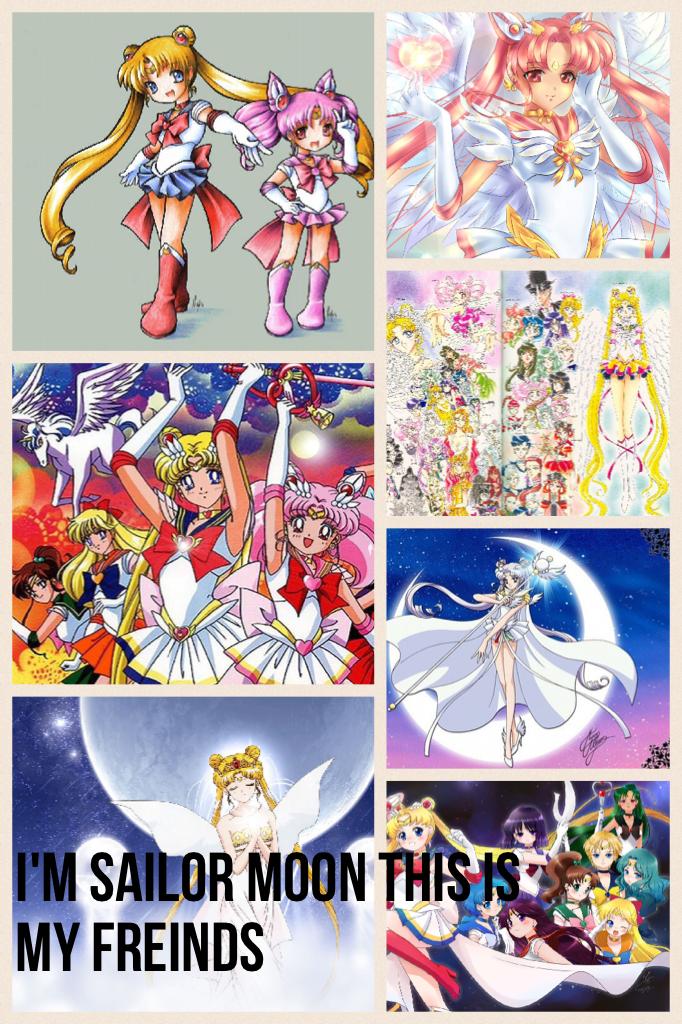 I'm sailor moon this is my freinds