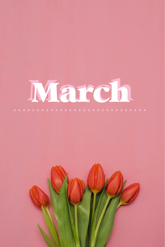 Tap🌷
March is here! A simple collage 💛