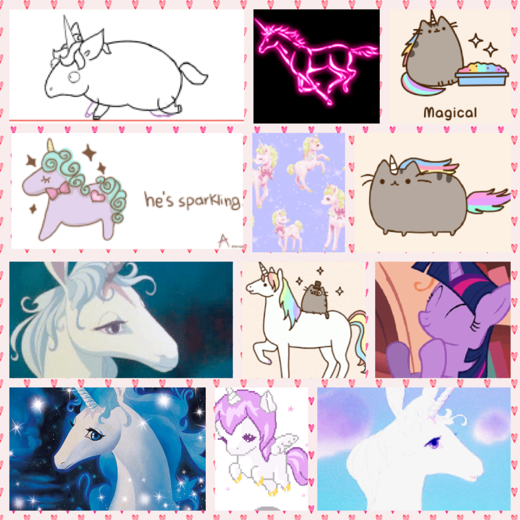 unicorn fun times 🎀🔮🌸🦄🦄🦄🦄🦄