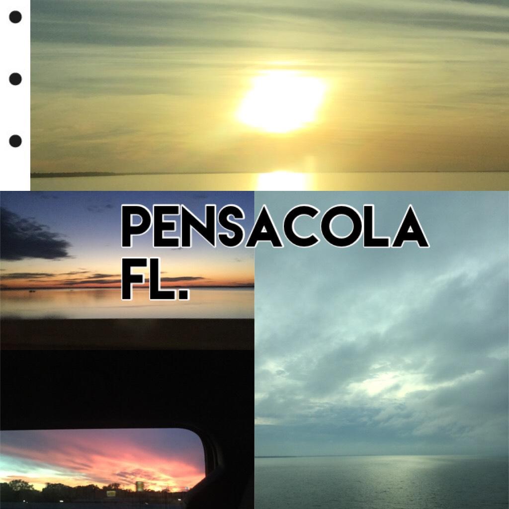 Pensacola FL.
So so so Beautiful! Took this pic on the way to my martial arts I have to cross the bridge so I will be posting a lot of 🌅 sunsets