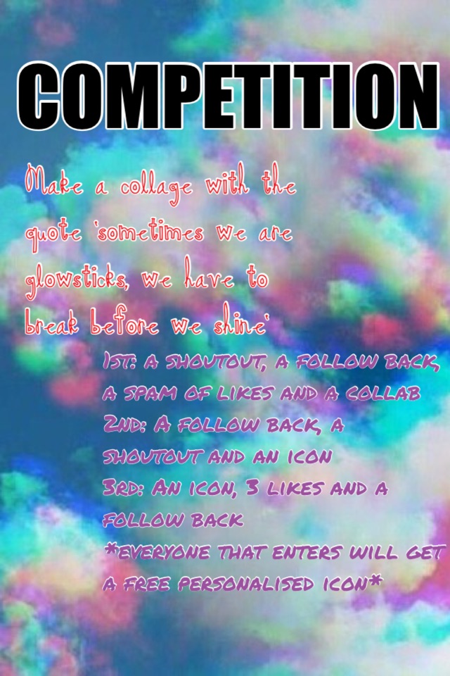 COMPETITION: 
Enter soon!!!