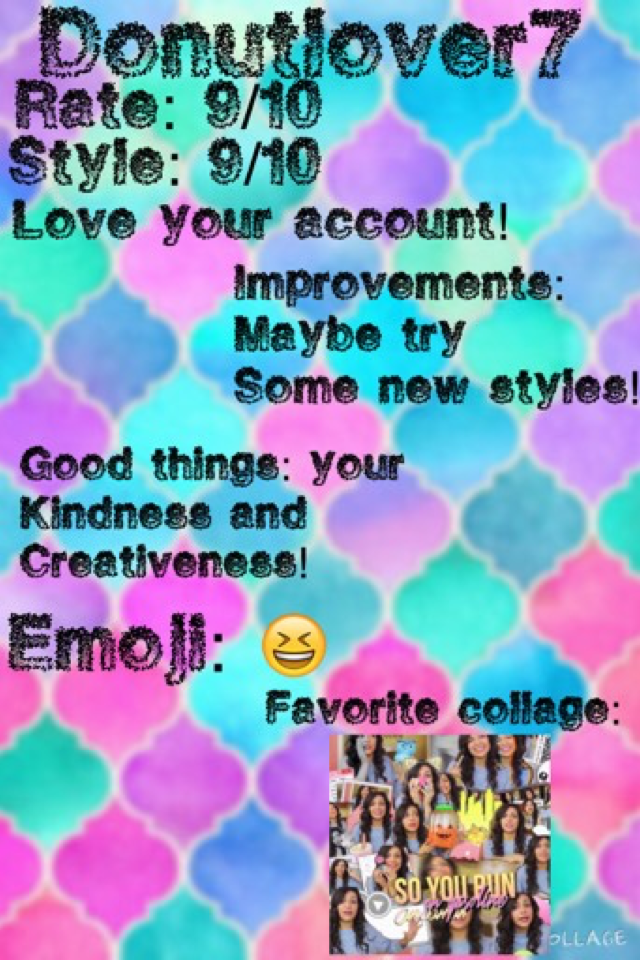 Love your account! It's awesome!