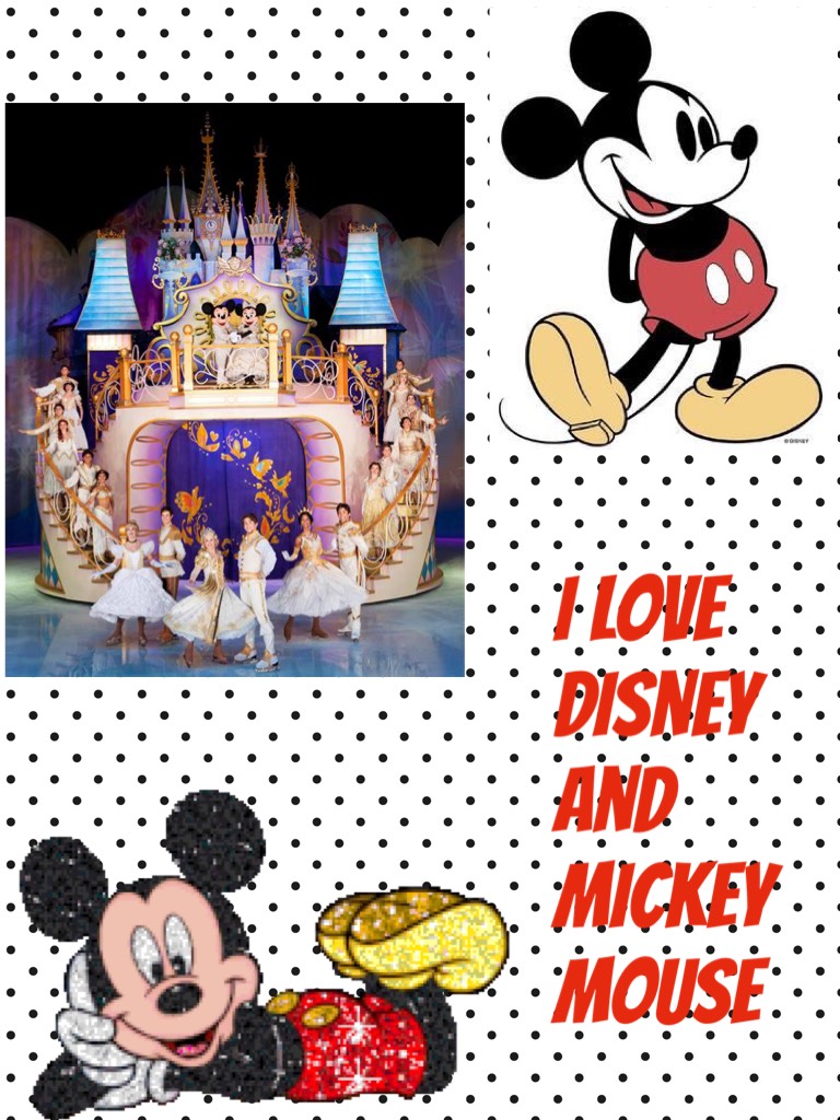 I love Disney and Mickey mouse