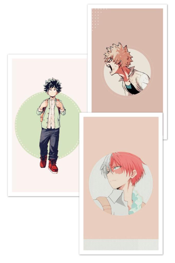 My three favourite characters of bnha