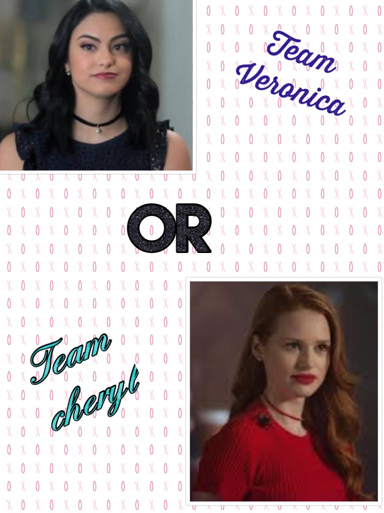 Are you team Veronica or team Cheryl?

Comment down below using #teamveronica or #teamcheryl