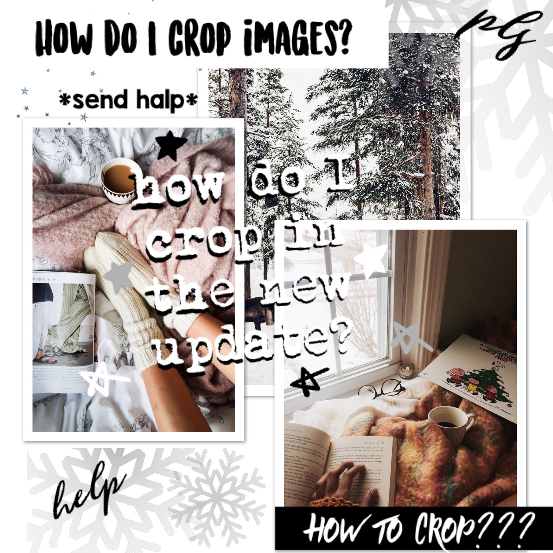 I just went to make a collage but I can’t crop images anymore! Can anyone help me? Is the crop feature gone??!?!