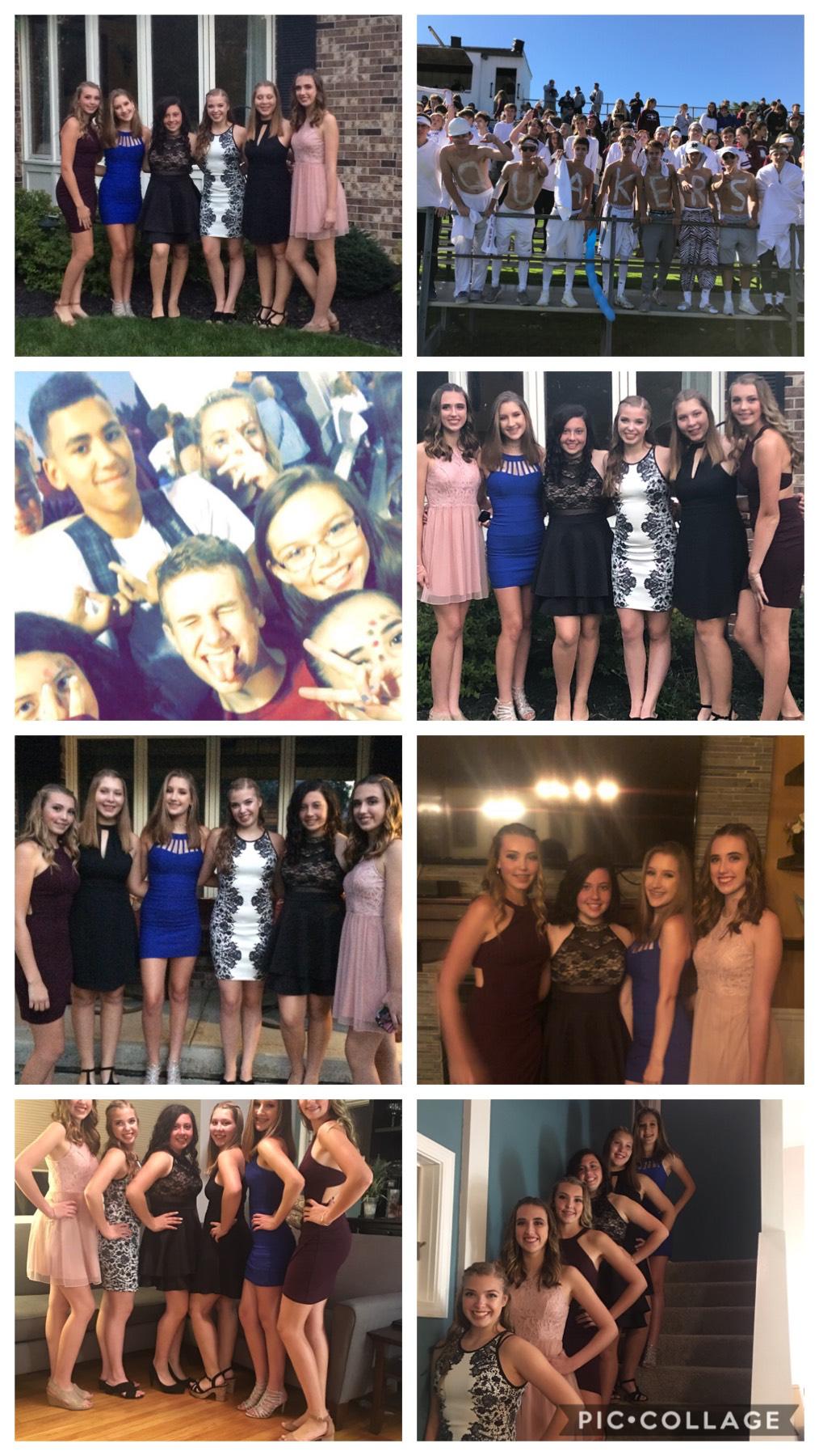 🧡Opportunity dances with those already dancing❤️#HOCO2018💜I had so much fun last night at the dance(middle)💛@kennedy@olivia@andrea@madeline@katie@miranda@jackson@bryce@ryan@henry@tristan💚thanks for an AMAZING first homecoming💙