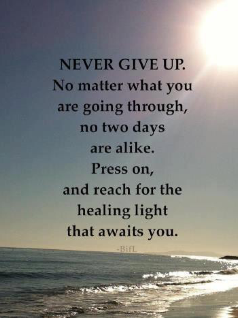 NEVER GIVE UP!!!!!!!!😊