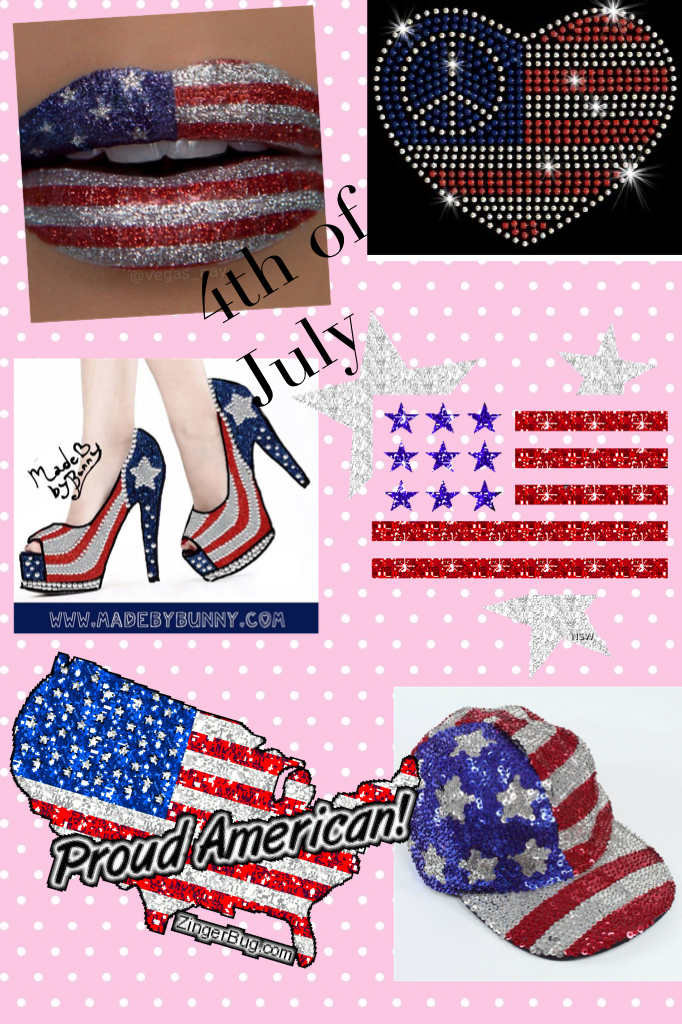 4th of July special collage!Even  though I'm English and pround I love America🇺🇸! X