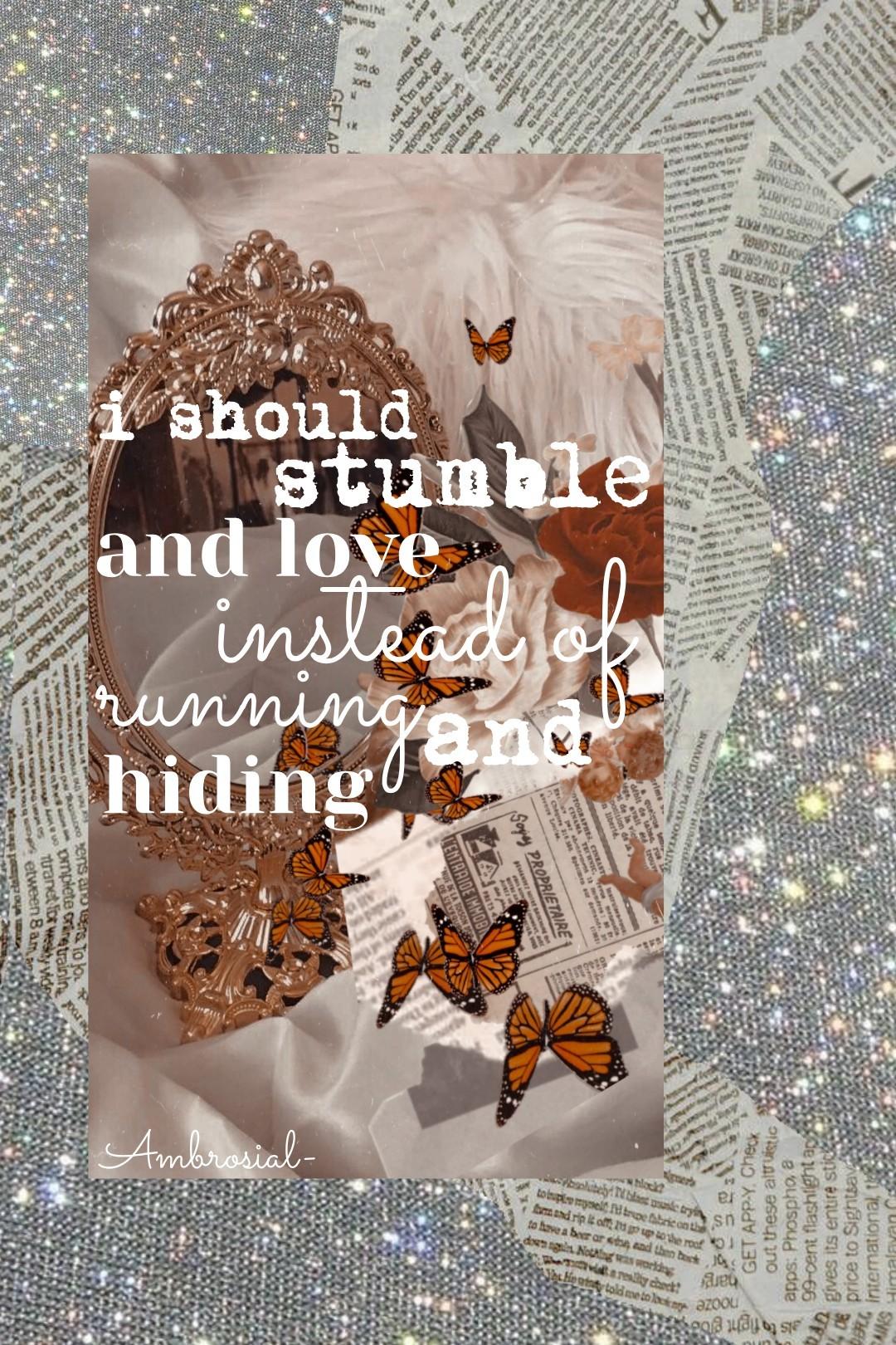 tap 🦋 20/5
mmmm I should be making a presentation on gamma rays rn but I made this instead 🤭 the quote is from The List, by Maisie Peters (sorry I'm obsessed) also, first time using the new fonts