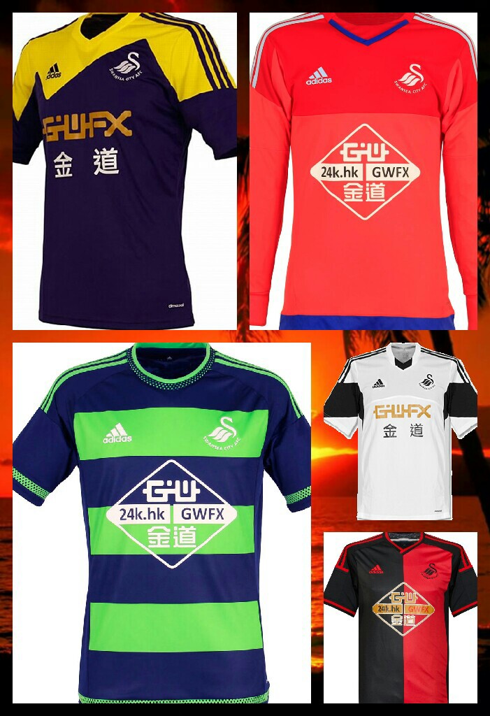 these are the swansea city football kits