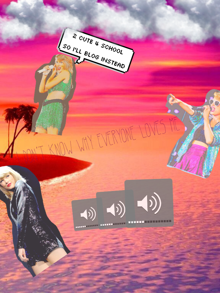 🌸CLICK🌸
This is really bad but... Hey!!!!! Shoutout to @Swiftie_Pics for the pictures of Taylor Swift😘😘😎 Like and comment "🦄" when your done and first 3 to do that get a shoutout👙👙👙