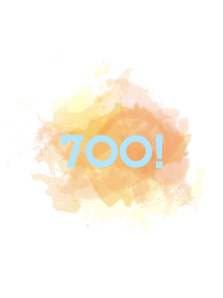 700! Shoutout to @hammy7719 for being my 700th!