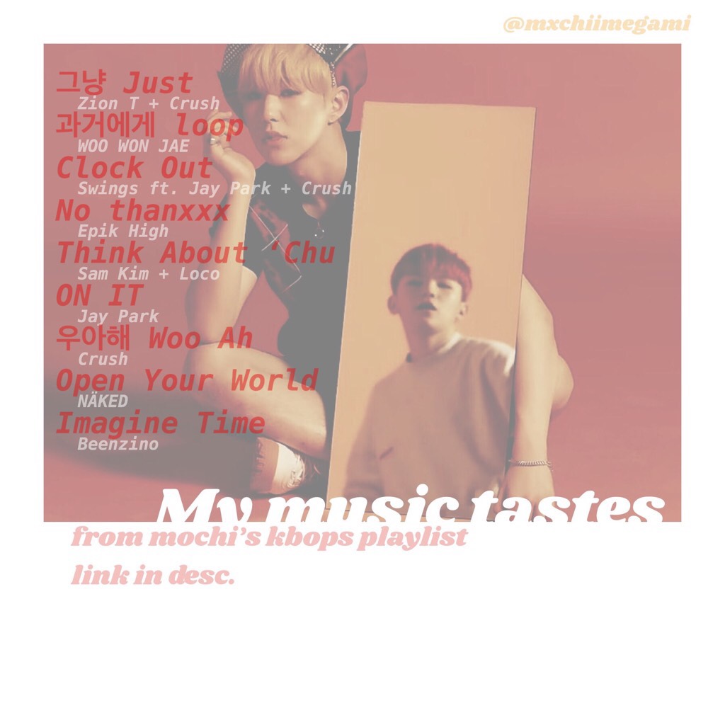 a quick playlist of my khiphop picks
(and edit inspirations)

Full playlist is called “Mochi’s Kbops.” Link in description + Feel free to offer some feedback on my choices and/or comment your favorite

❤️❤️❤️thanks for 2.6K cupcakes❤️❤️❤️