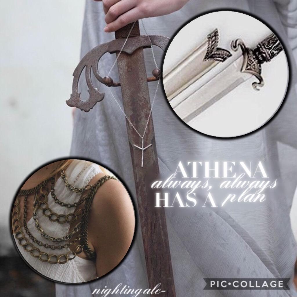 tap📖
Athena! Tbh I could be a demigod child of Athena (any PJO fans here?) cause I hate spiders, and my name (Sophia) means wise in some other language 😂😂 