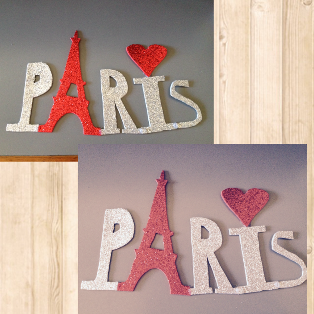 Paris 
Love
❤️💛💚💙💜💖