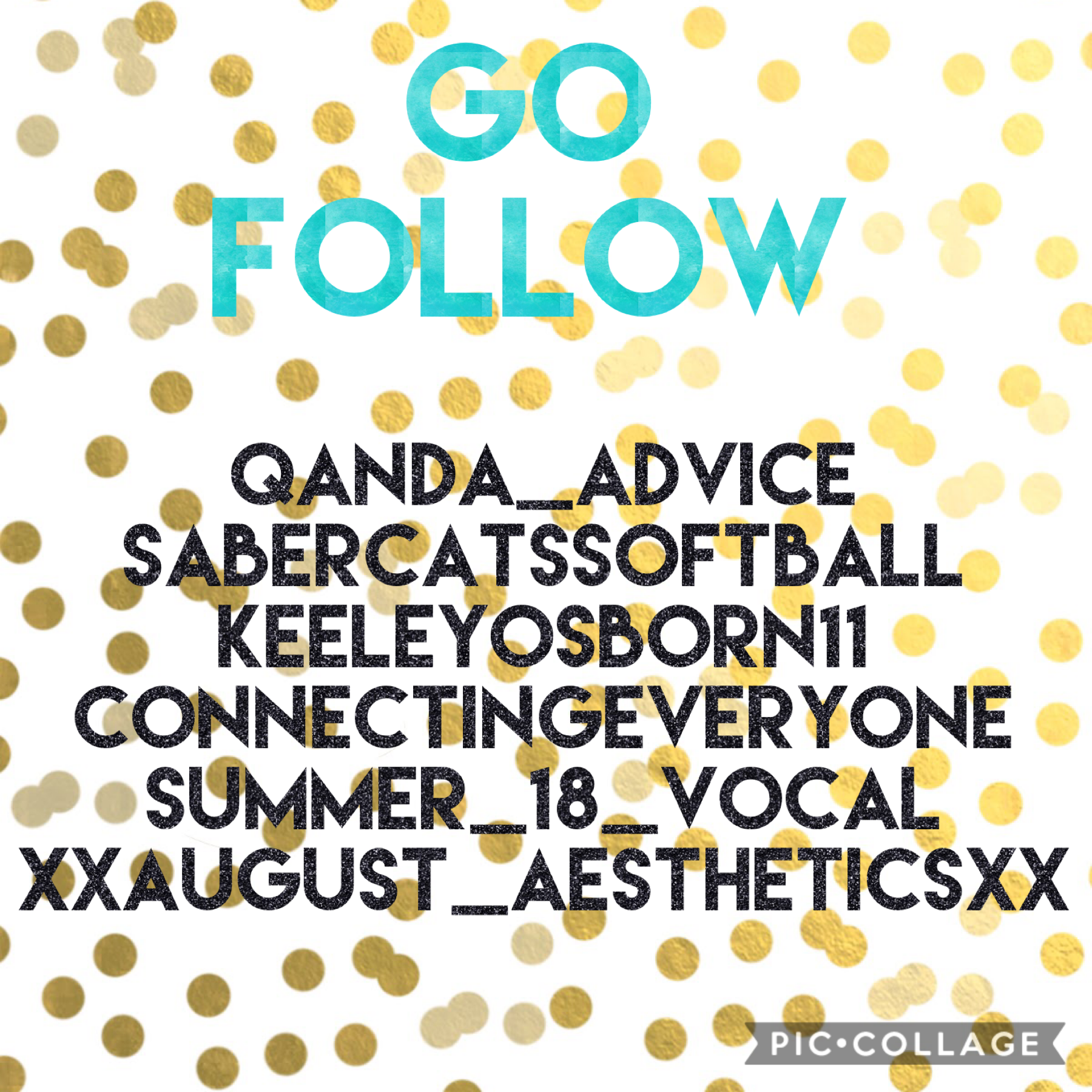 Please go follow these people