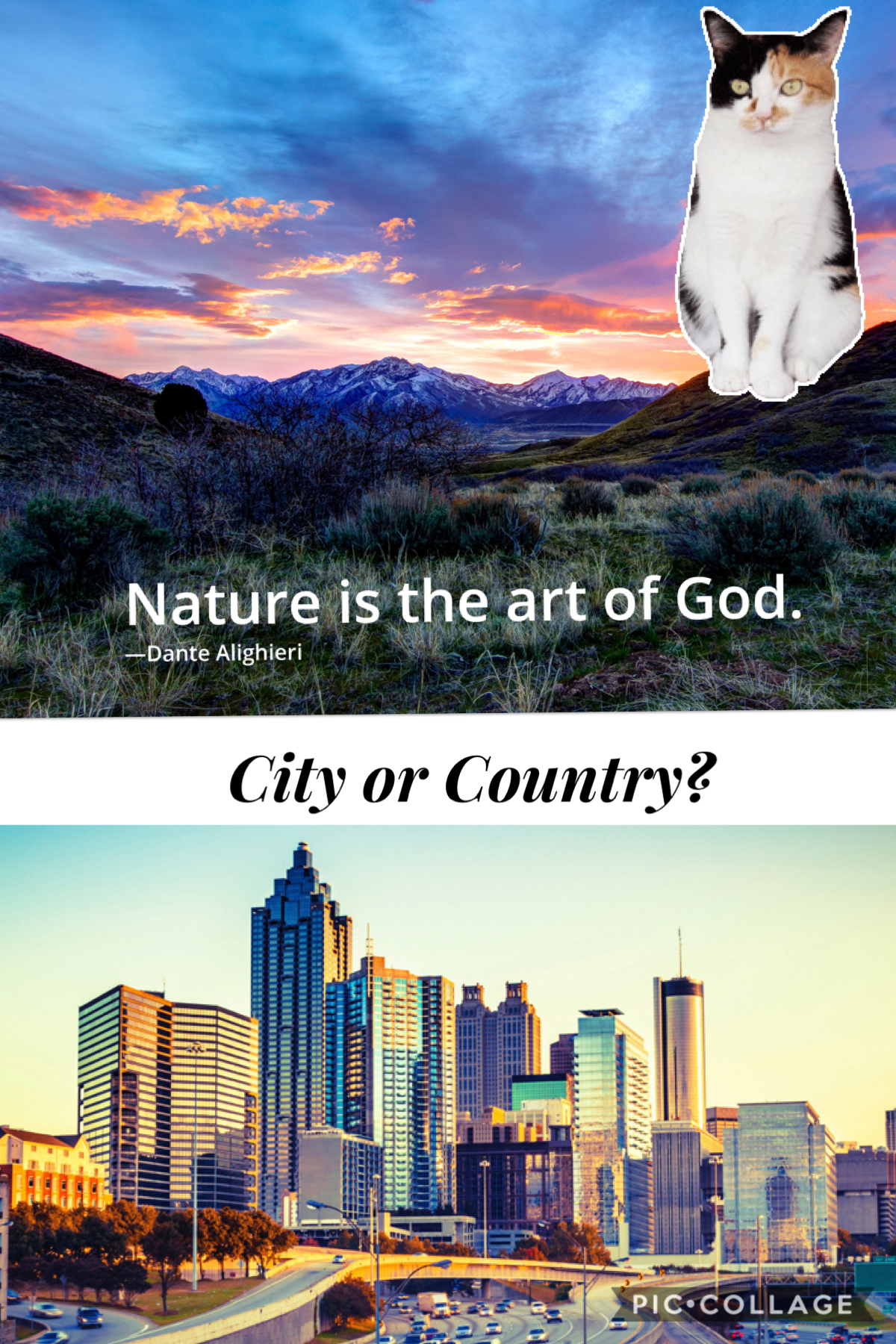 City or Country? Either way, God loves you! ❤️❤️❤️