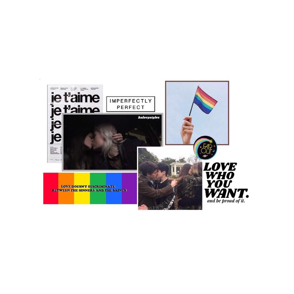 a collage for pride month! just an entry for pc's contest. maybe i'll post more regularly, i just have been recently cause i've had some days off but back to school now :( sorry that i haven't responded, i don't because i don't know how frequent responses