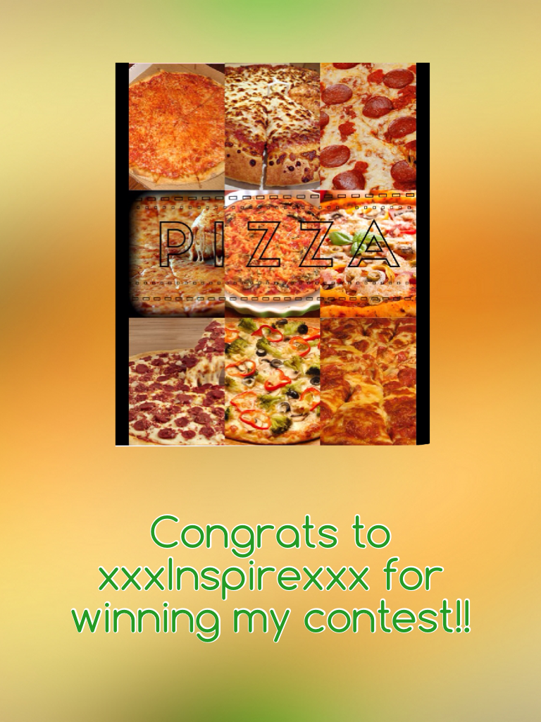 Congrats to xxxInspirexxx for winning my contest!!