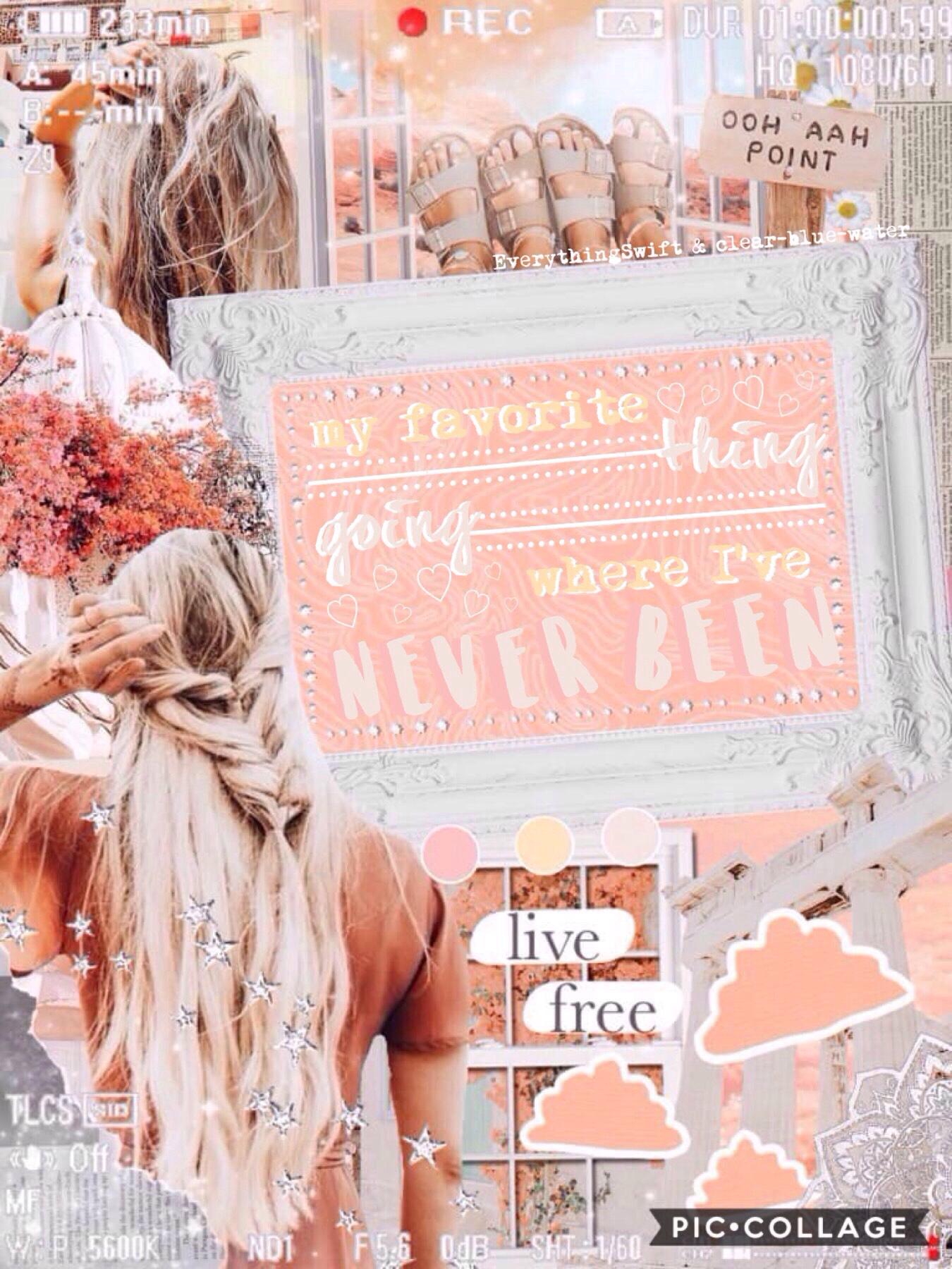 🌸T A P🌸
Collab so my bestie  EverythingSwift. Sorry for so much inactivity. I love you guys and I'm so sorry for inactivity but I'm gonna try to get more collages done.
QOTD: What are your favorite apps?
AOTD: PC, Pinterest, and Insta