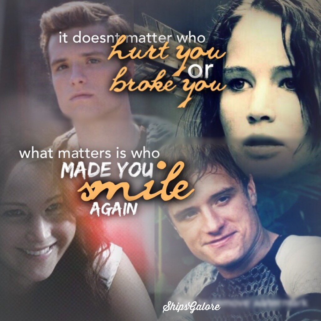 💛tap💛
~Everlark~
check in the comments for my thoughts about Katniss and Peeta and the Hunger Games! :)
