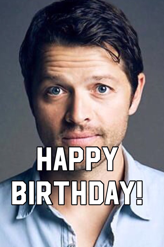 Happy birthday to my beautiful bean Misha Collins! I can't believe he's already 43!