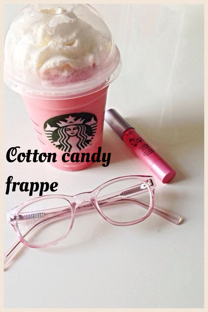 Cotton candy frappe 