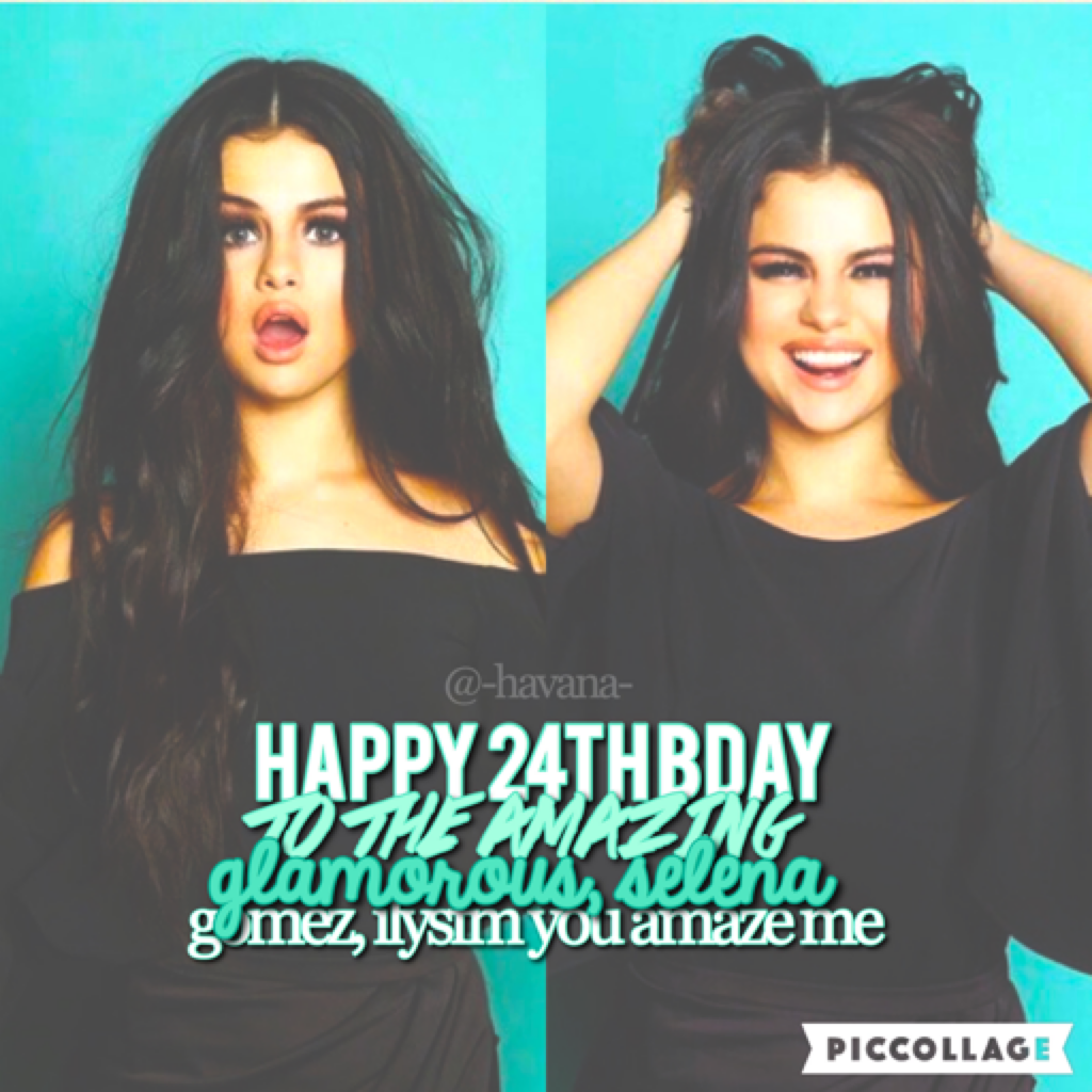 tap here 💚 
happy bday to this beautiful young woman, selena ilysm 😘