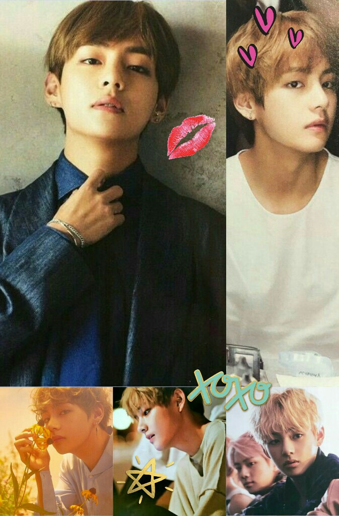 First Collage, aint the best but its okayyy also kIM TAEHYUNGG #BTS #KimTaehyung #TaeTae 