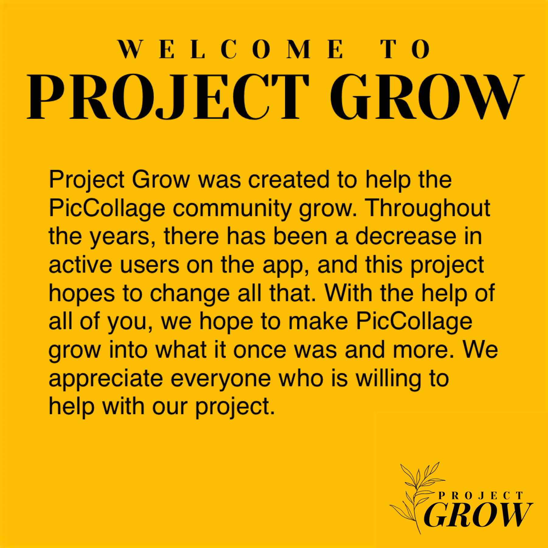 || PROJECT GROW ||