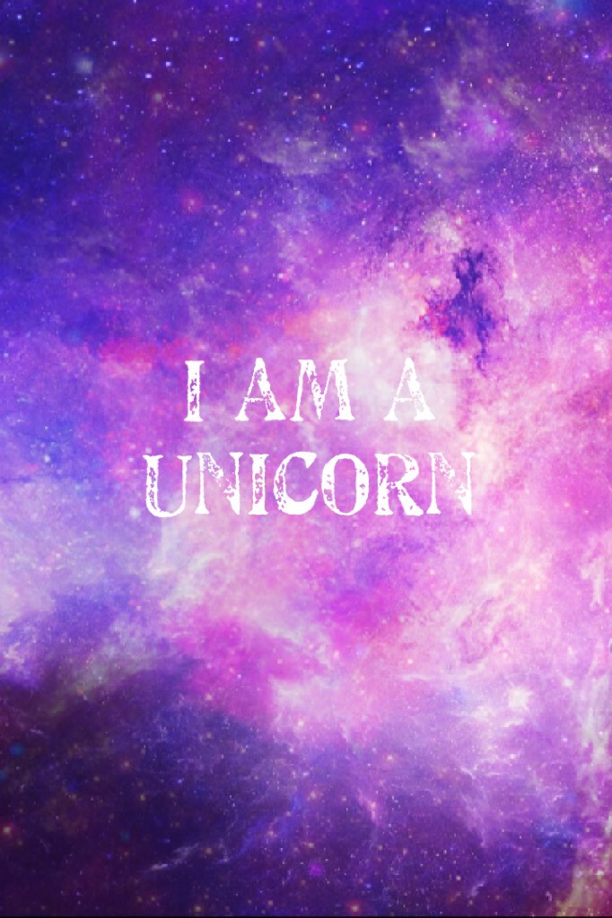 I am a unicorn in a field of horses
