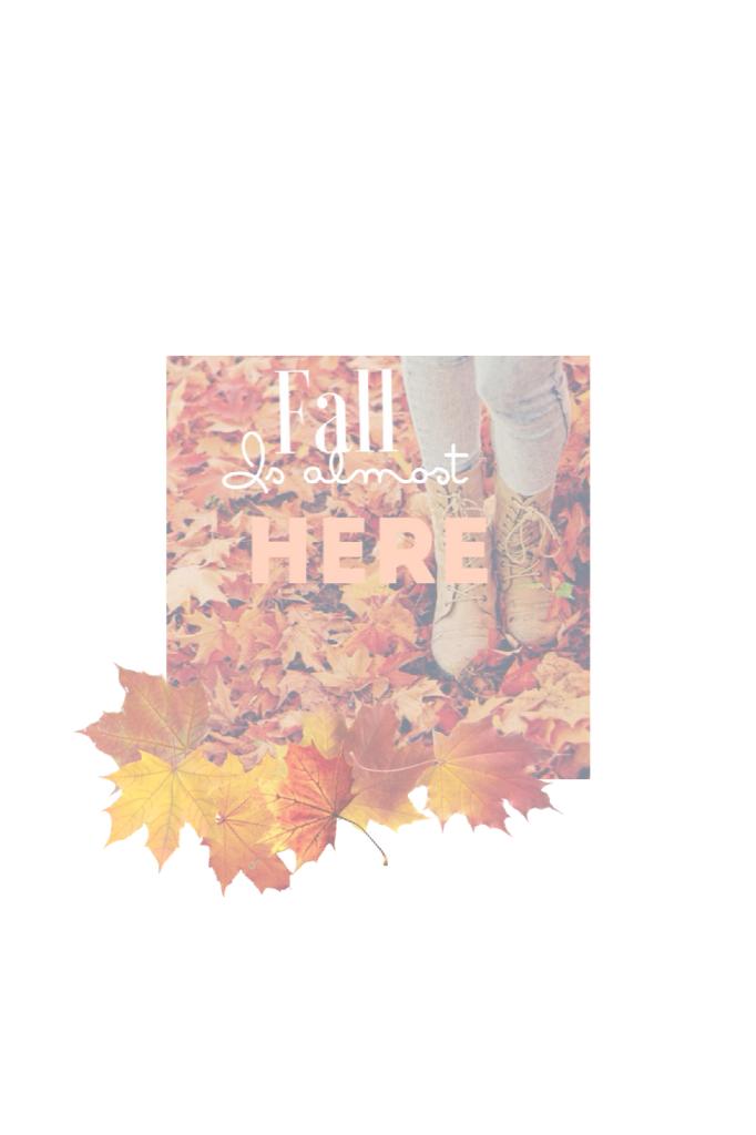 Almost here!🍁🍂🌰🍄
