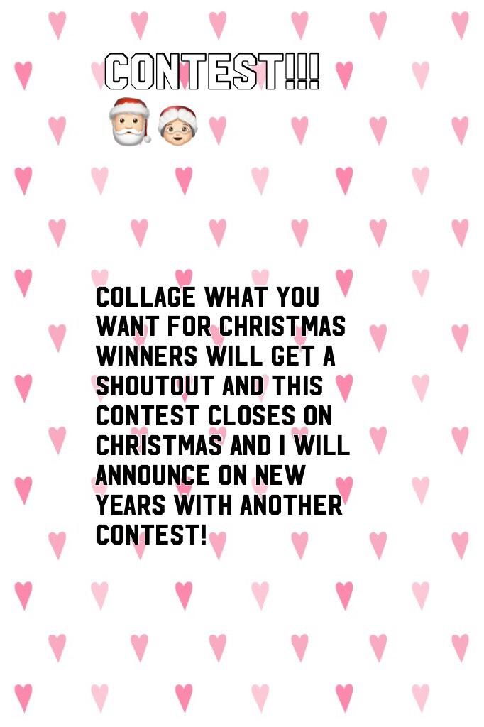 Contest!!!🎅🏻🤶🏻