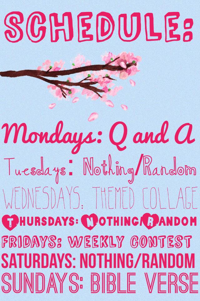 Tell me questions for Mon. and themes for Wed.!